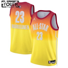 Barn All-Star 2023 Tröja Team 2 Lauri Markkanen 23 Nike Orange Swingman